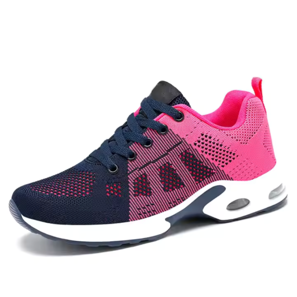 Untitled design (50) Women Best Selling Lace up Sneakers Mesh Upper Breathable Sport Shoes
